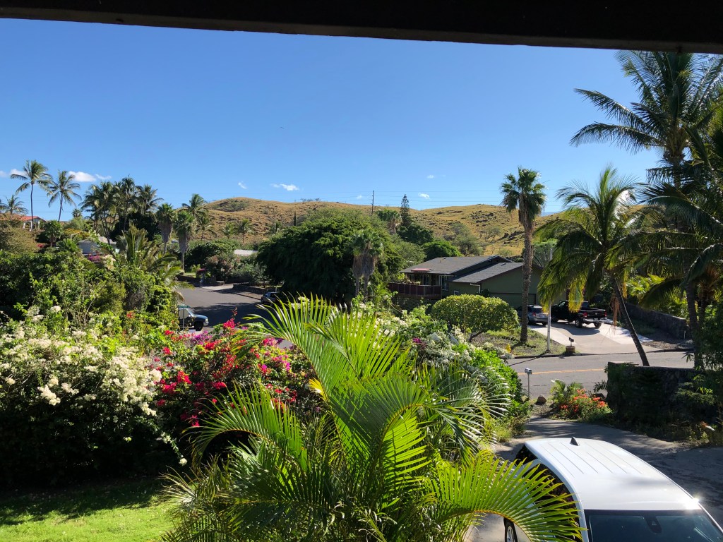 Blick aus unserem Zimmer