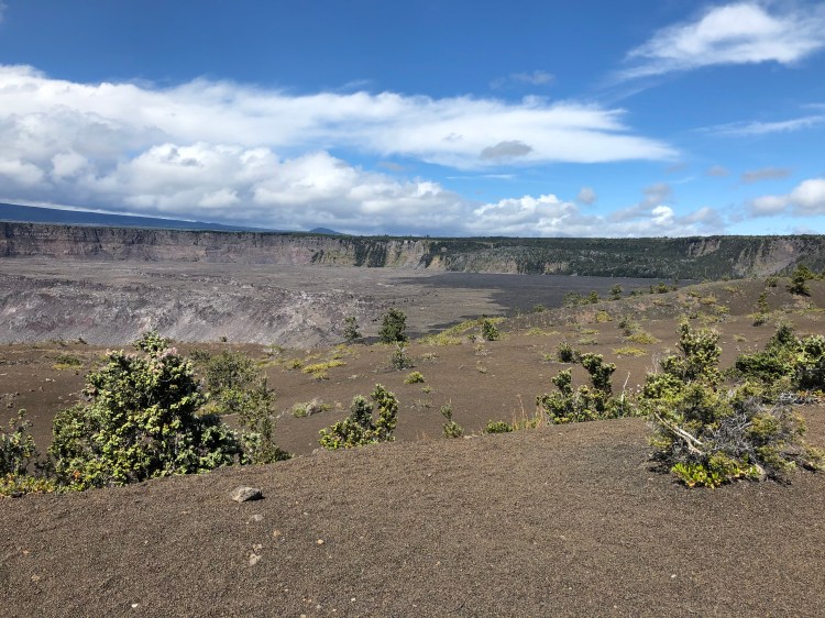 mit dem Volcano House im Hintergrund.